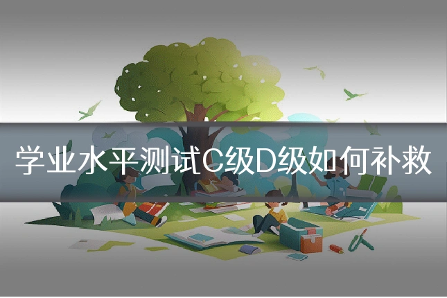 学业水平测试C级D级如何补救