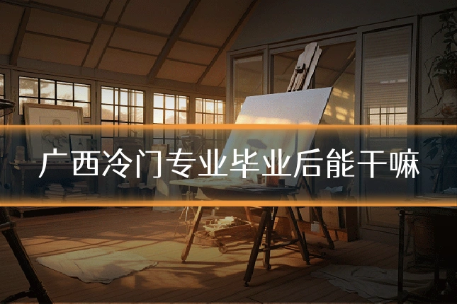 广西冷门专业毕业后能干嘛