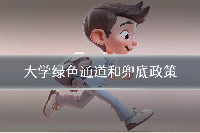 大学绿色通道和兜底政策