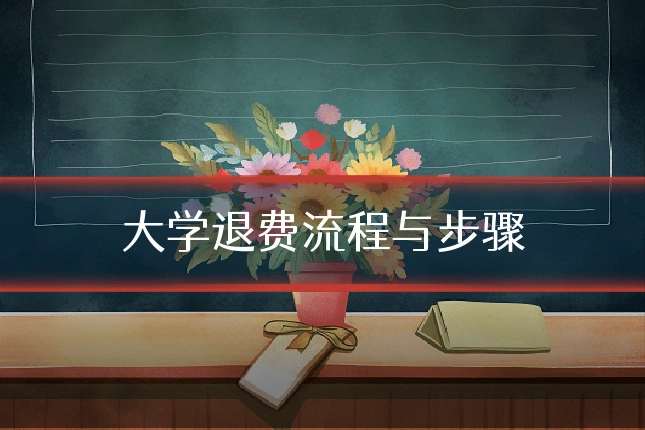 大学退费流程与步骤