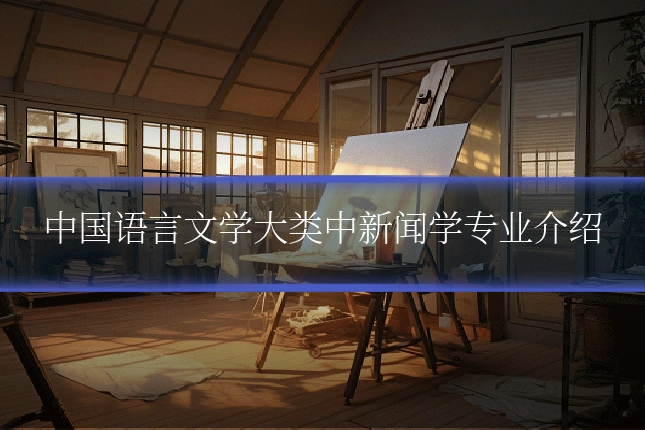 中国语言文学大类中新闻学专业介绍