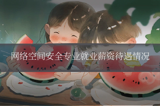 网络空间安全专业就业薪资待遇情况