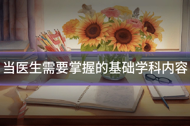 当医生需要掌握的基础学科内容