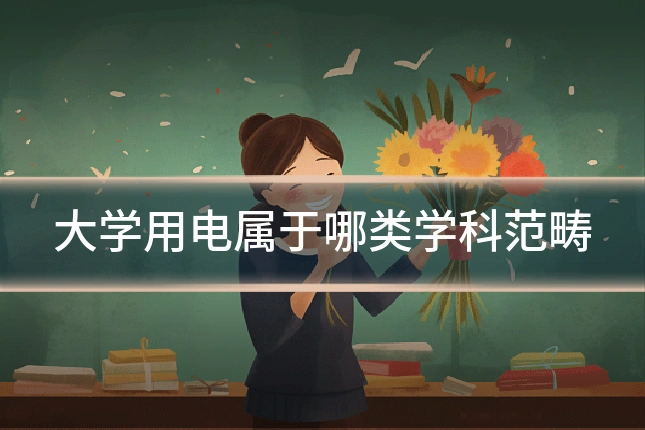 大学用电属于哪类学科范畴