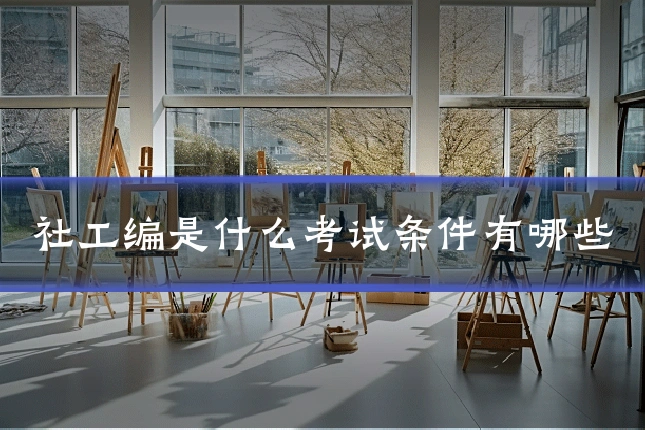 社工编是什么考试条件有哪些