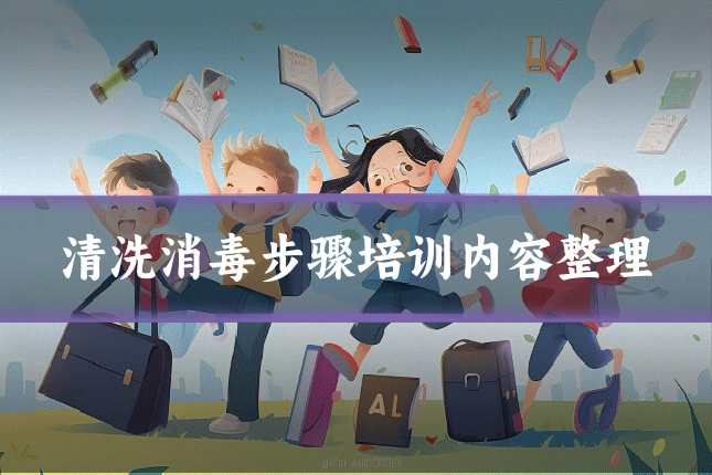 清洗消毒步骤培训内容整理