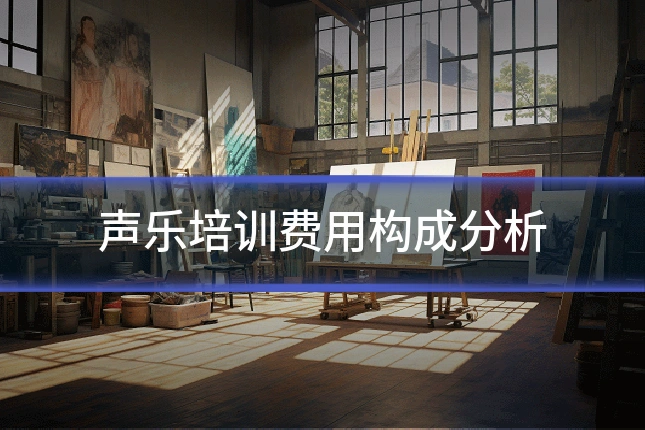 声乐培训费用构成分析