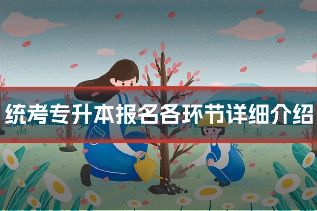 统考专升本报名各环节详细介绍