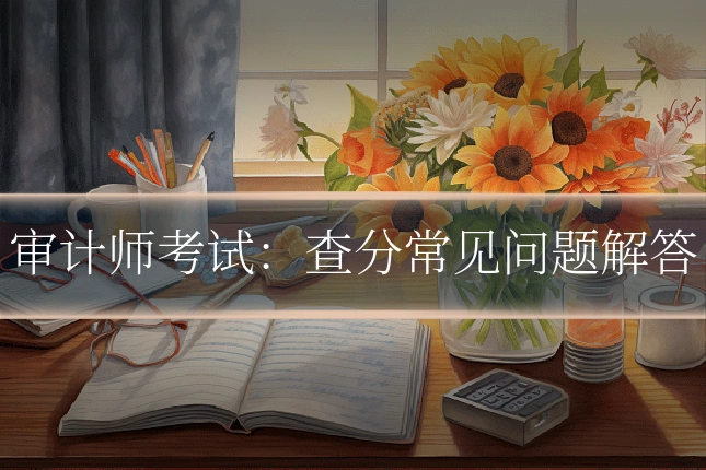 审计师考试：查分常见问题解答