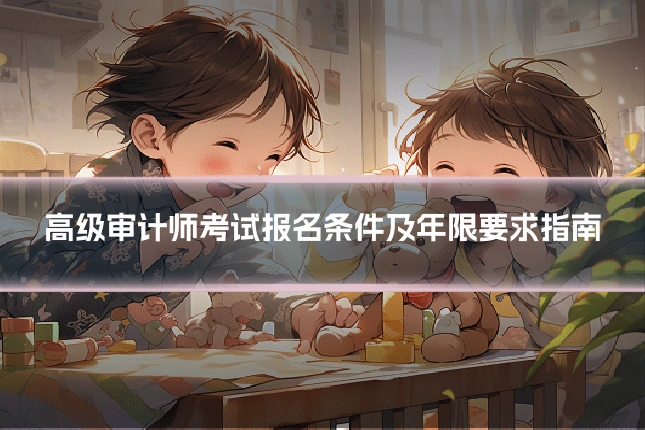 高级审计师考试报名条件及年限要求指南