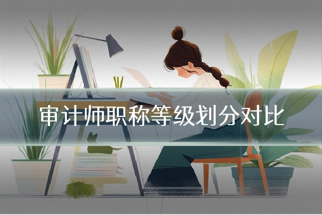 审计师职称等级划分对比