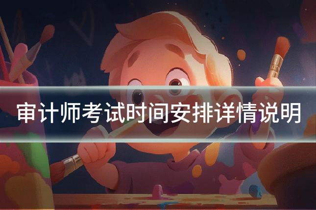 审计师考试时间安排详情说明