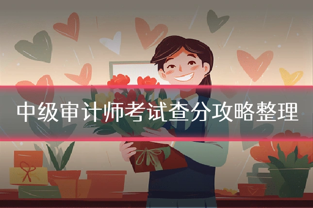 中级审计师考试查分攻略整理