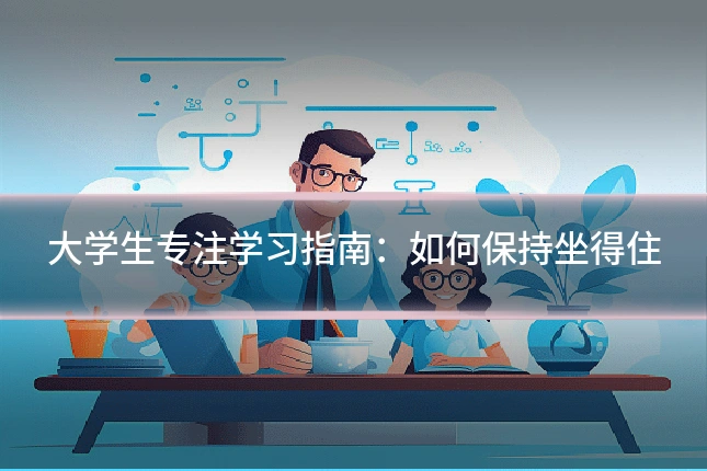 大学生专注学习指南：如何保持坐得住