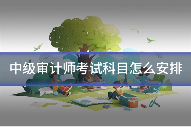 中级审计师考试科目怎么安排