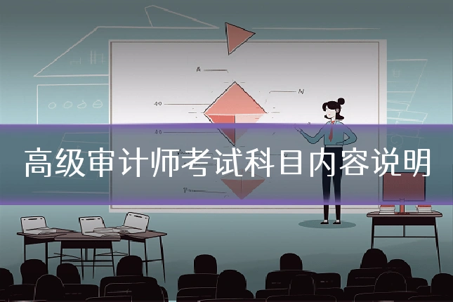 高级审计师考试科目内容说明