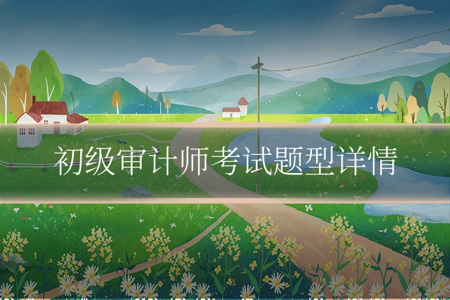 初级审计师考试题型详情