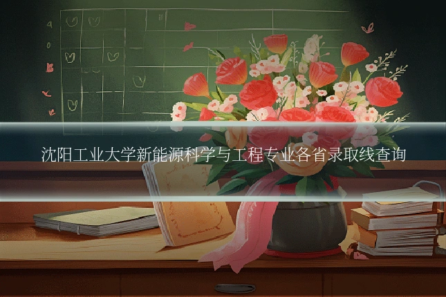 沈阳工业大学新能源科学与工程专业各省录取线查询