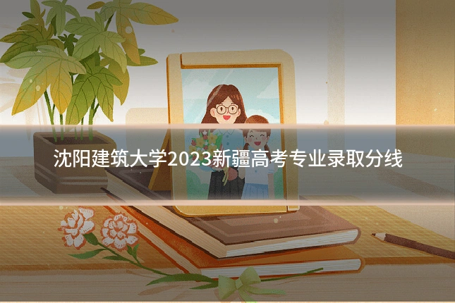 沈阳建筑大学2023新疆高考专业录取分线