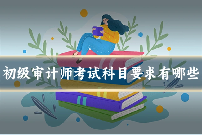 初级审计师考试科目要求有哪些