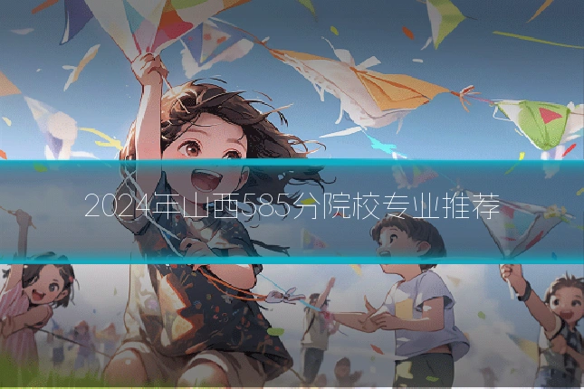 2024年山西585分院校专业推荐