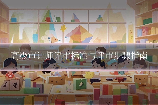 高级审计师评审标准与评审步骤指南