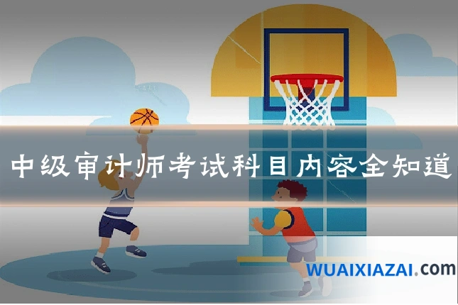 中级审计师考试科目内容全知道