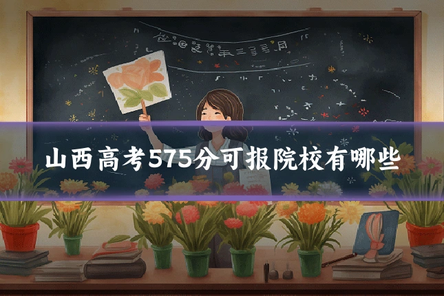 山西高考575分可报院校有哪些