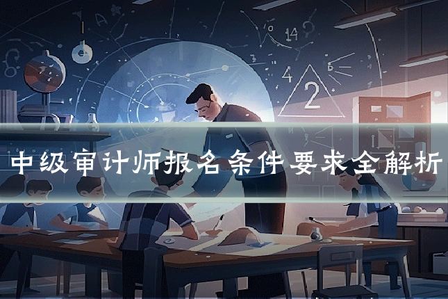 中级审计师报名条件要求全解析