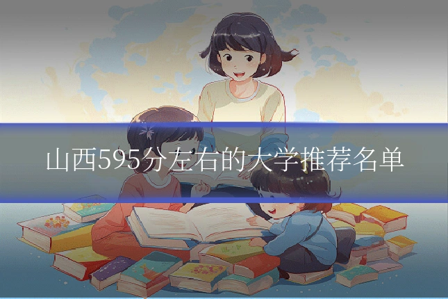山西595分左右的大学推荐名单
