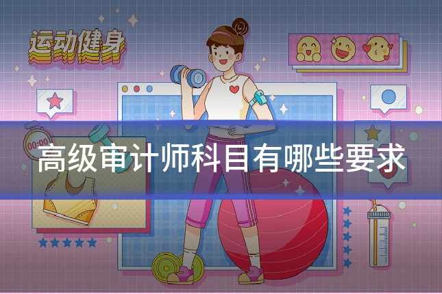 高级审计师科目有哪些要求