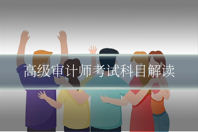 高级审计师考试科目解读