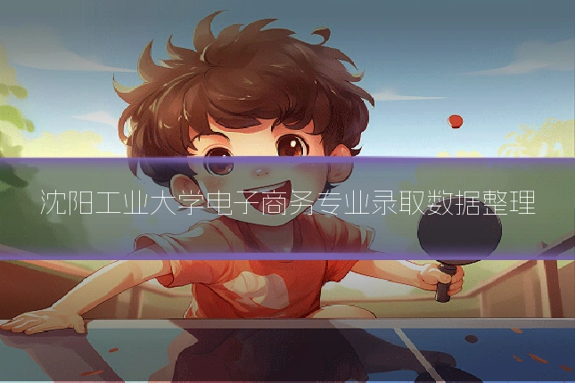 沈阳工业大学电子商务专业录取数据整理
