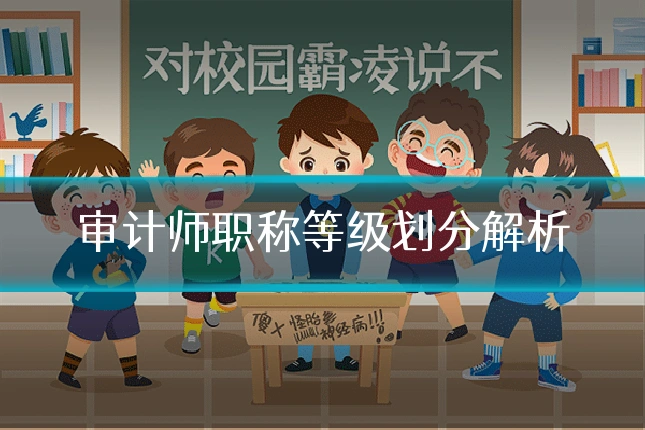 审计师职称等级划分解析