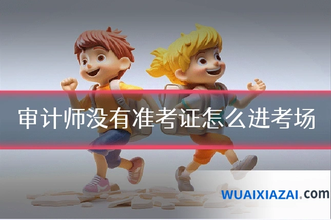 审计师没有准考证怎么进考场