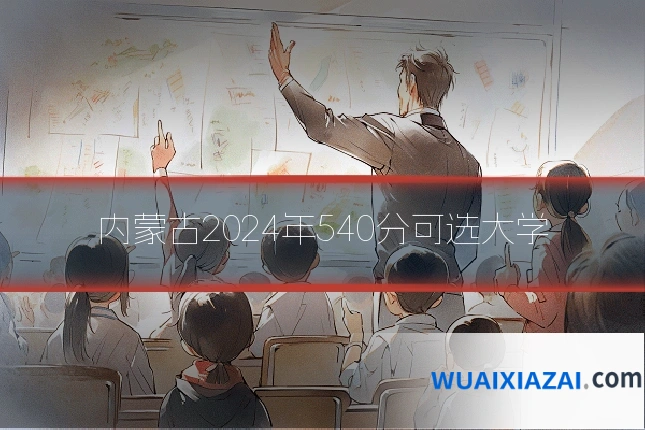 内蒙古2024年540分可选大学