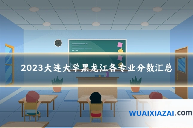 2023大连大学黑龙江各专业分数汇总