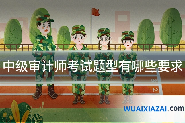 中级审计师考试题型有哪些要求
