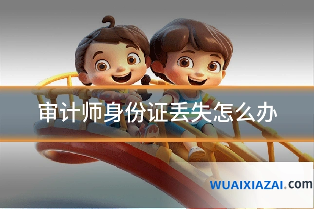 审计师身份证丢失怎么办