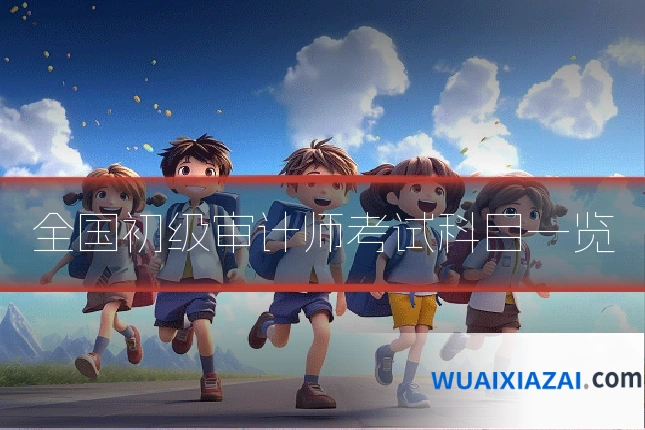 全国初级审计师考试科目一览
