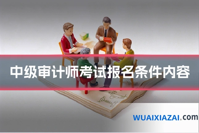 中级审计师考试报名条件内容