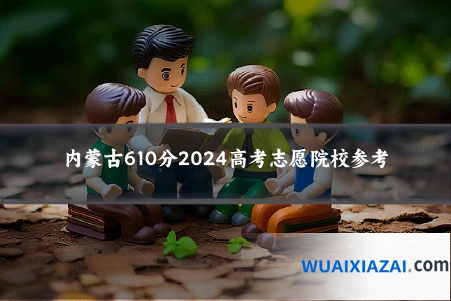 内蒙古610分2024高考志愿院校参考