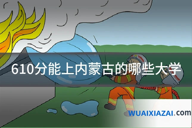 610分能上内蒙古的哪些大学