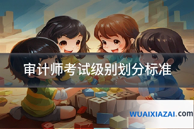 审计师考试级别划分标准