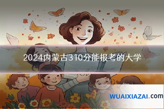 2024内蒙古310分能报考的大学