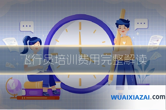 飞行员培训费用完整解读