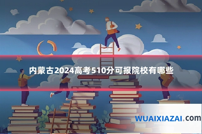 内蒙古2024高考510分可报院校有哪些