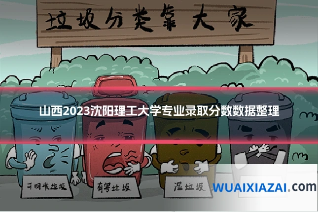 山西2023沈阳理工大学专业录取分数数据整理