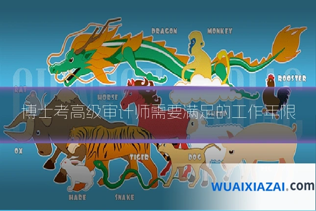 博士考高级审计师需要满足的工作年限
