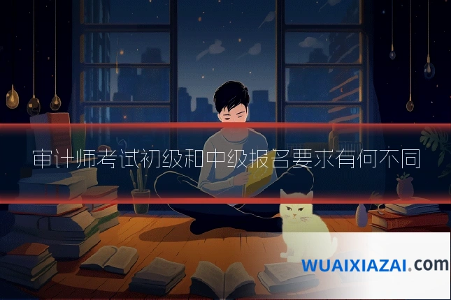 审计师考试初级和中级报名要求有何不同
